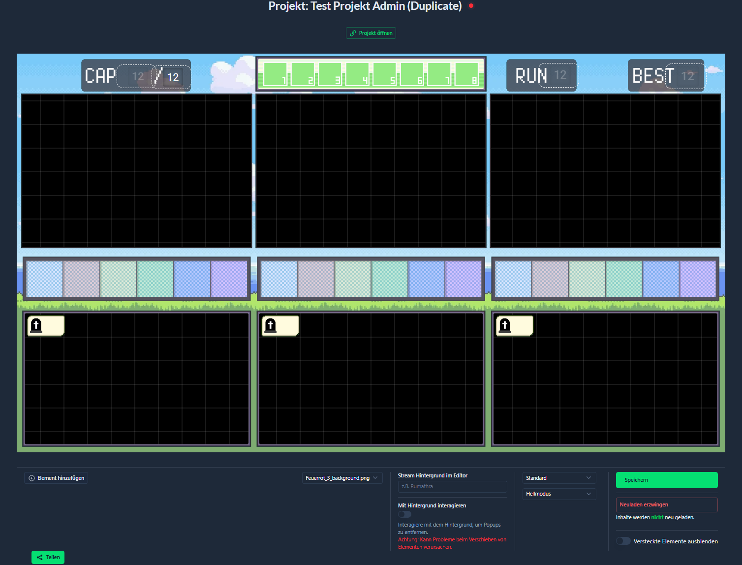 Editor Feld Aussehen